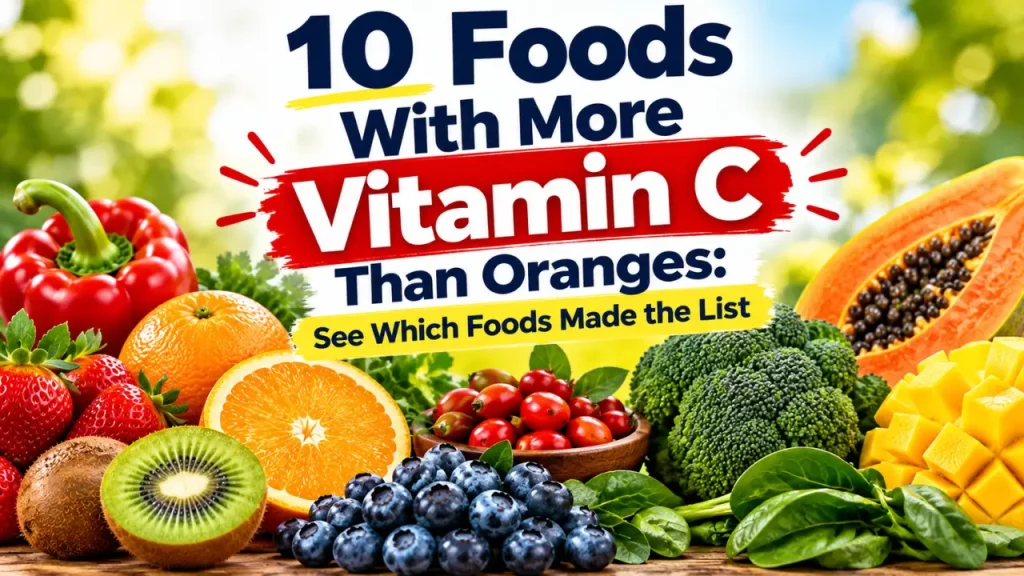 10 Foods With More Vitamin C Than Oranges: See the Full List and Their Benefits