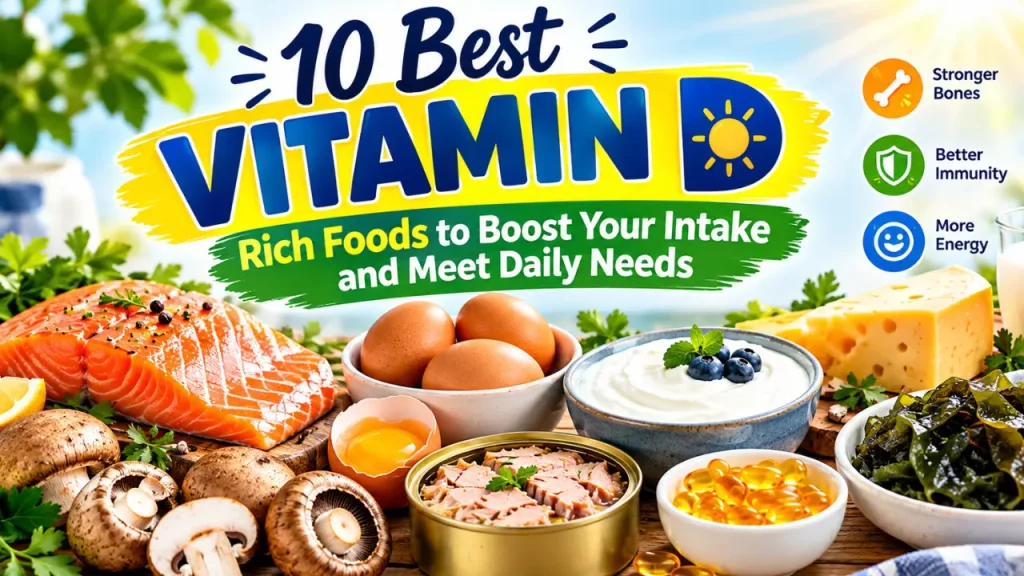 10 Vitamin D-Rich Foods to Help You Meet Your Daily Needs