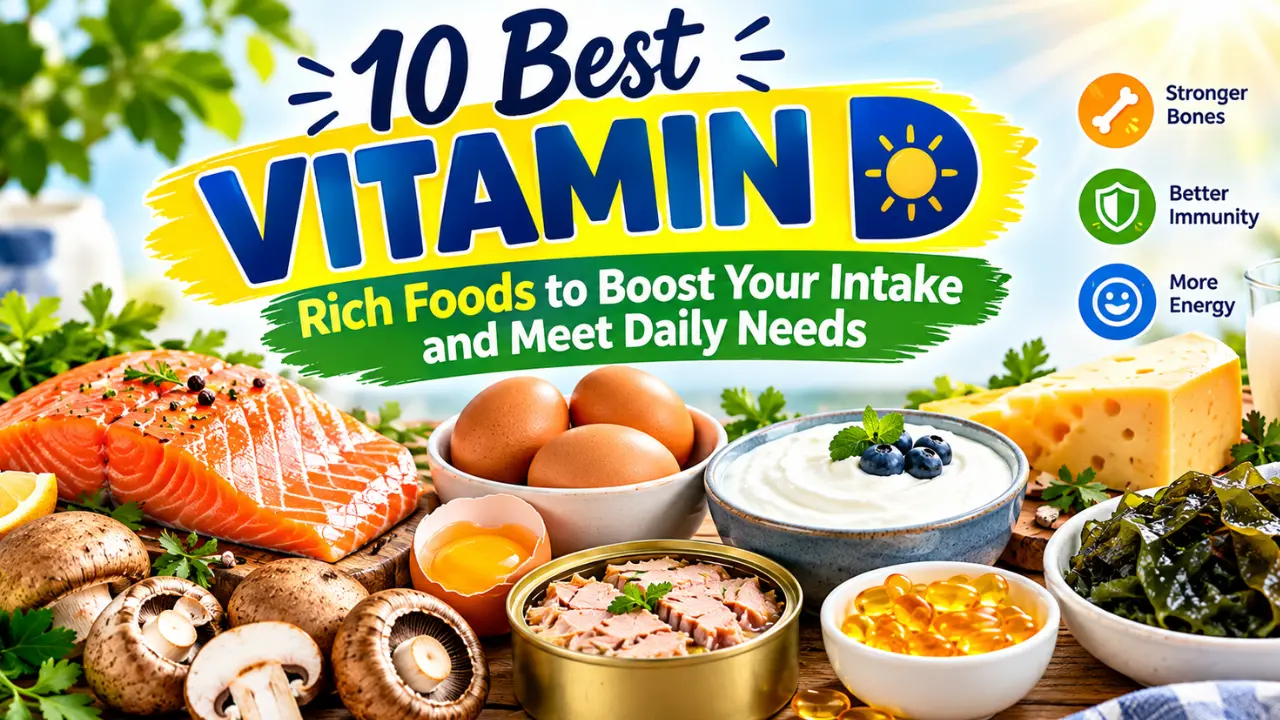 10 Vitamin D-Rich Foods to Help You Meet Your Daily Needs