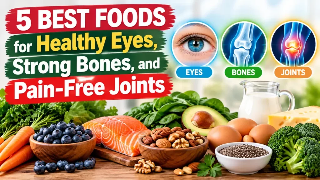 5 Best Foods for Healthy Eyes, Strong Bones, and Pain-Free Joints