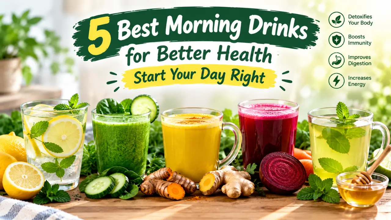 5 Best Morning Drinks for Better Health: Start Your Day Right