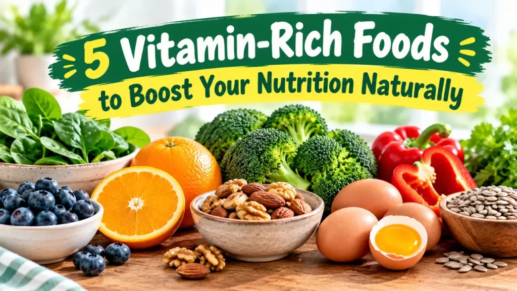 5 Vitamin-Rich Foods to Boost Your Nutrition Naturally