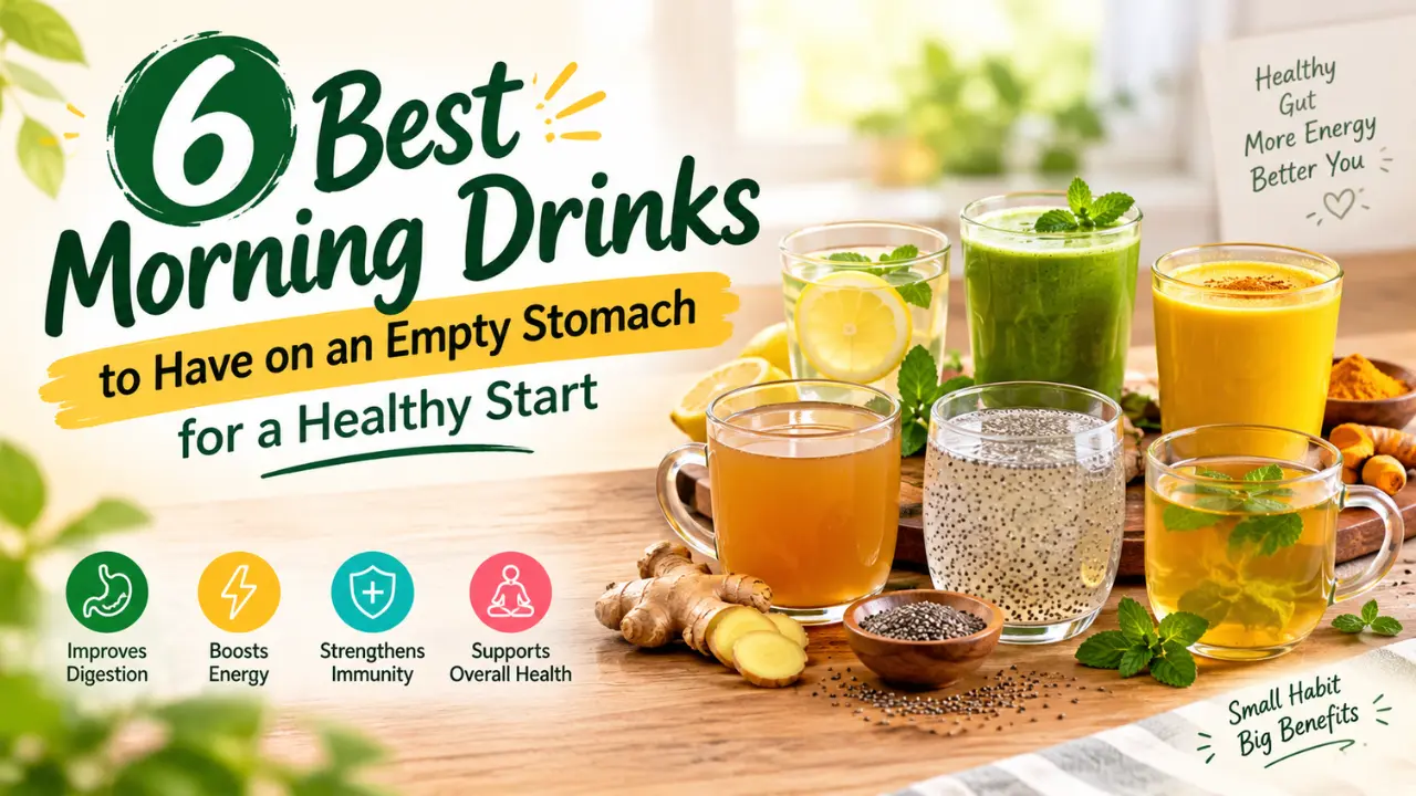 6 Best Morning Drinks to Have on an Empty Stomach for a Healthy Start
