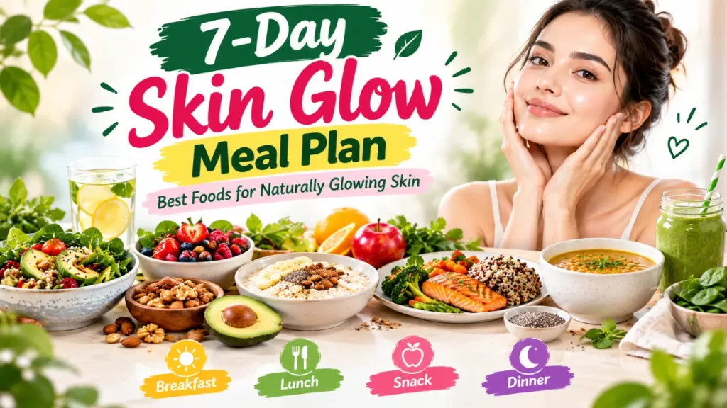 7-Day Skin Glow Meal Plan: Best Foods for Naturally Glowing Skin