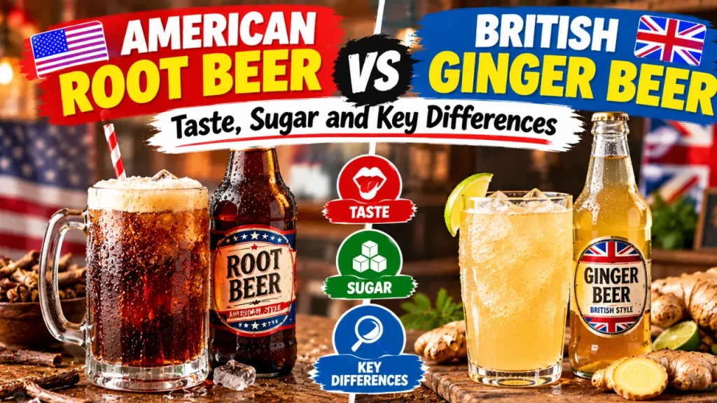American Root Beer vs. British Ginger Beer: Taste, Sugar and Key Differences