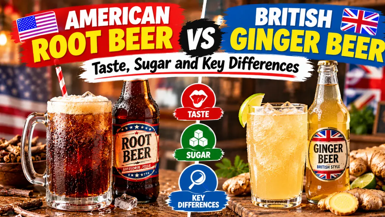 American Root Beer vs. British Ginger Beer: Taste, Sugar and Key Differences