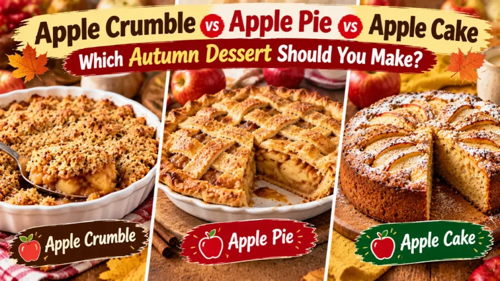 Apple Crumble vs Apple Pie vs Apple Cake: Which Autumn Dessert Should You Make?