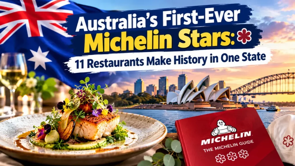Australia’s First-Ever Michelin Stars: 11 Restaurants Make History in One State