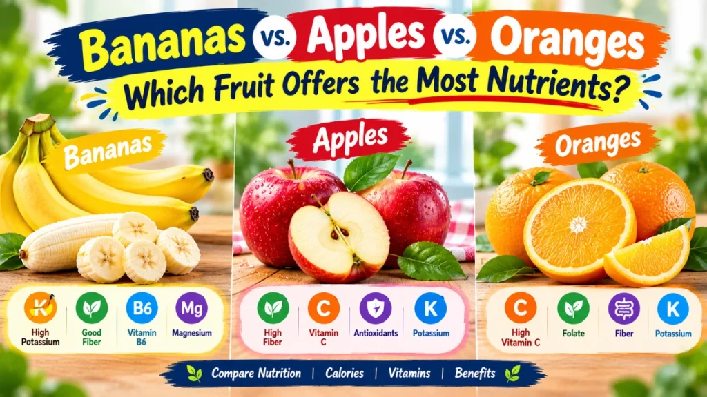 Bananas vs. Apples vs. Oranges: Which Fruit Offers the Most Nutrients?