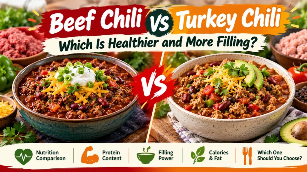 Beef Chili vs. Turkey Chili: Which Is Healthier and More Filling?