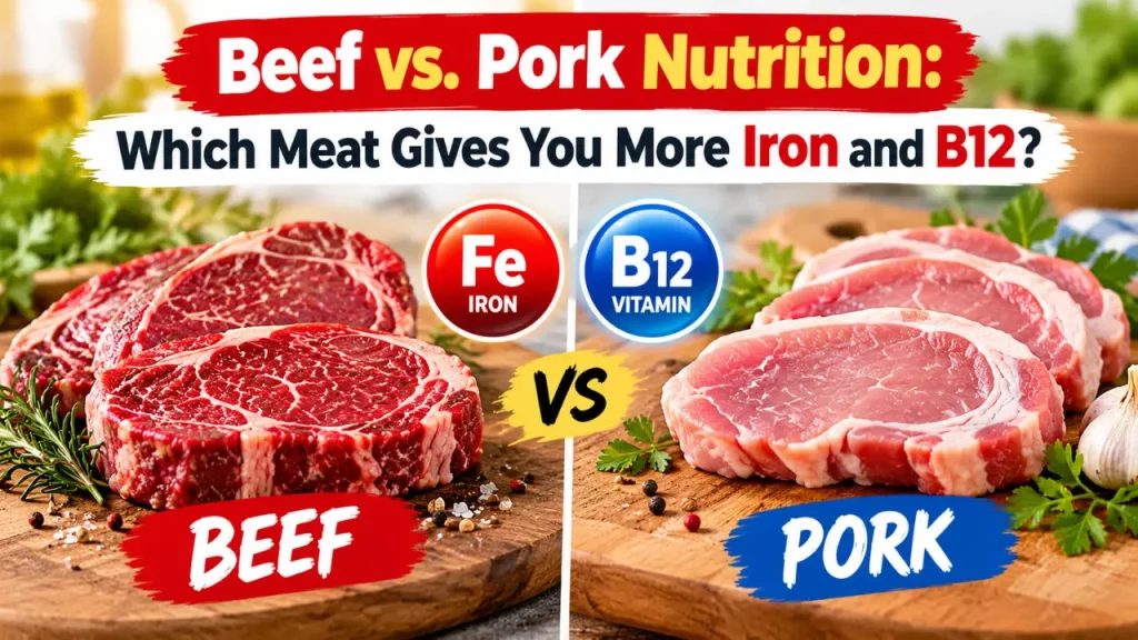 Beef vs. Pork Nutrition: Which Meat Gives You More Iron and B12?