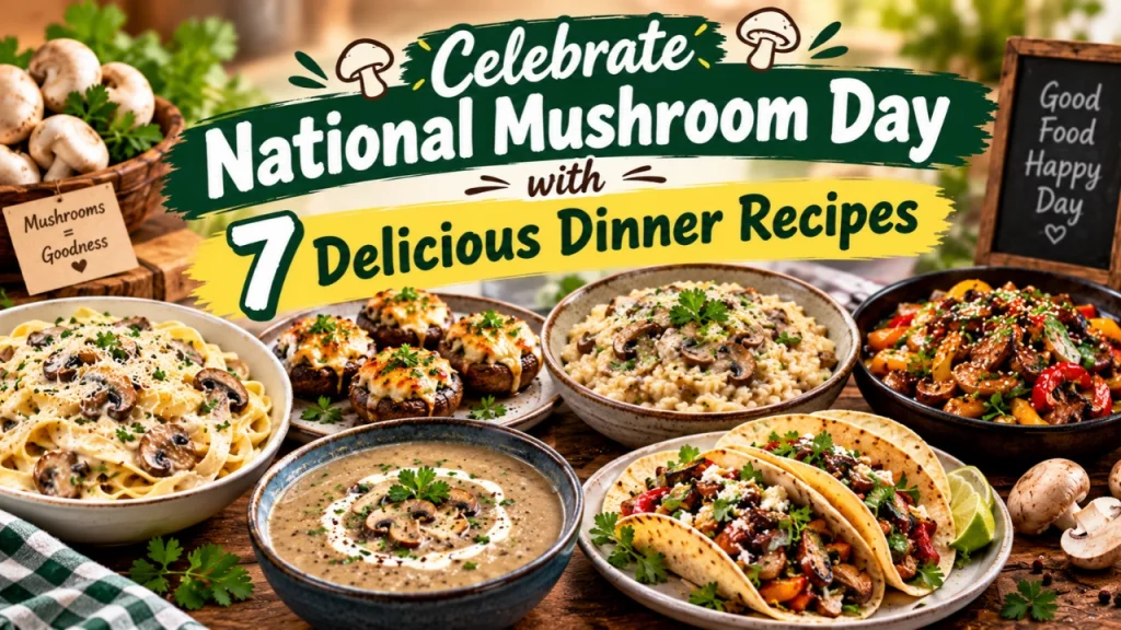 Celebrate National Mushroom Day with 7 Delicious Dinner Recipes