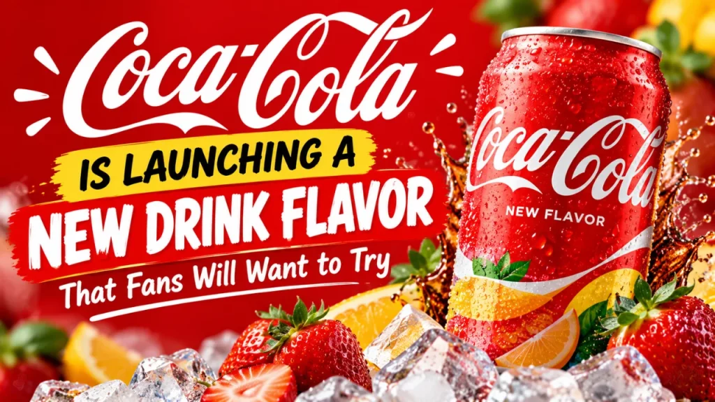 Coca-Cola Is Introducing a New Drink Flavour That Everyone Will Want to Try