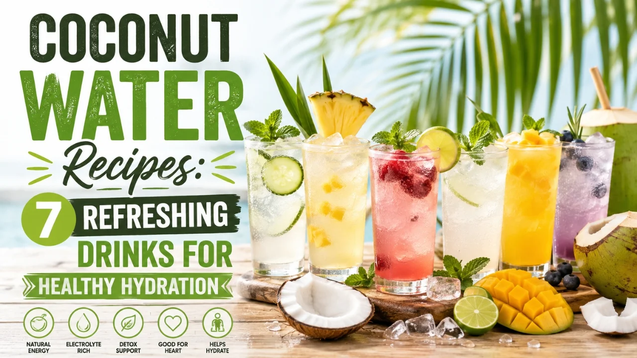 Coconut Water Recipes: 7 Refreshing Drinks for Healthy Hydration