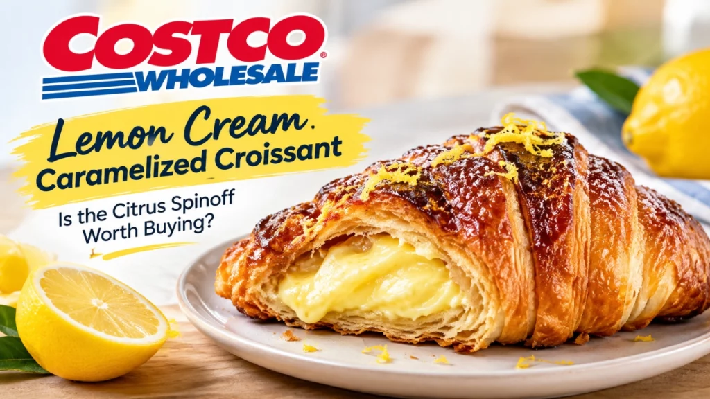 Costco Lemon Cream Caramelized Croissant: Is the Citrus Spinoff Worth Buying?