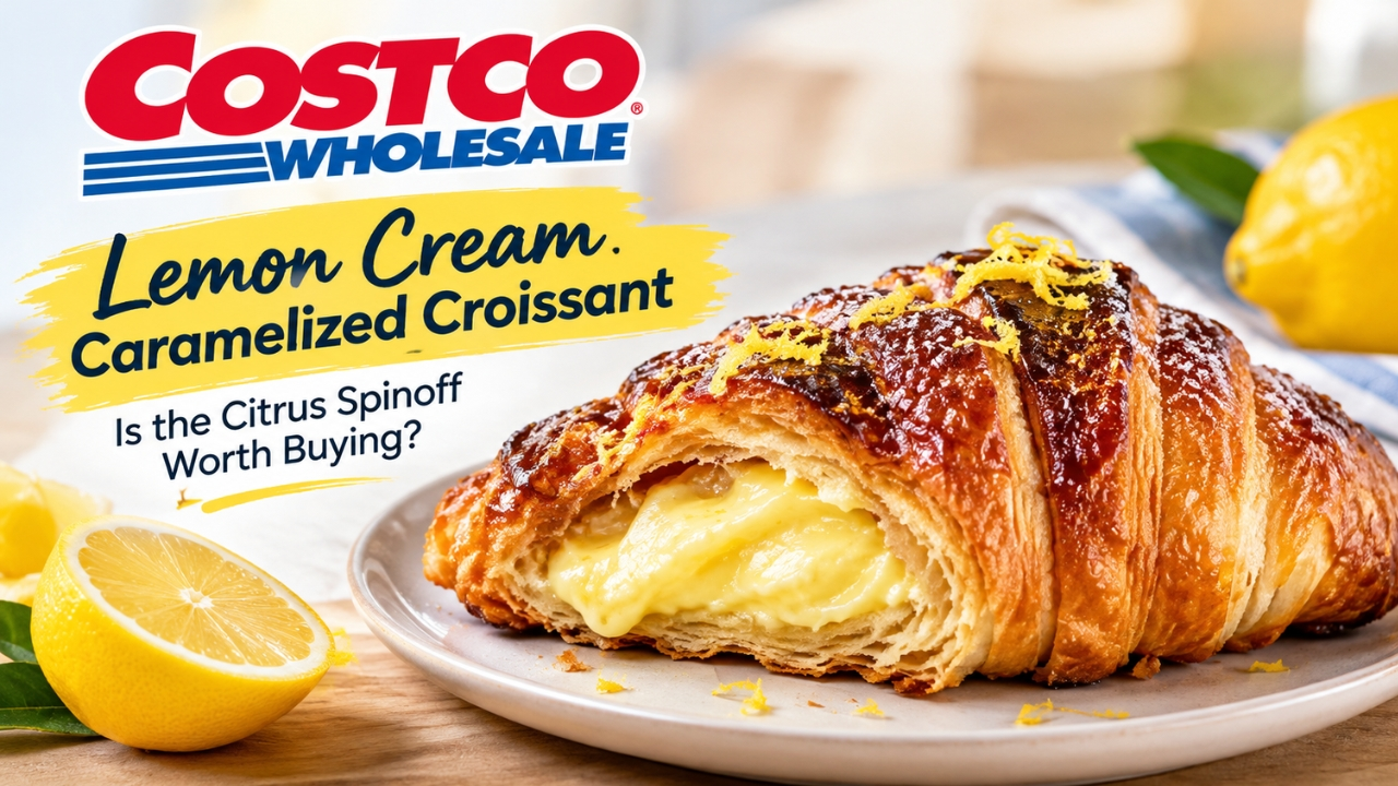 Costco Lemon Cream Caramelized Croissant: Is the Citrus Spinoff Worth Buying?