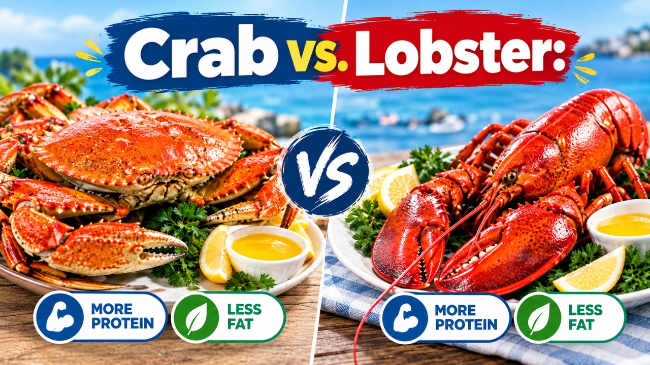 Crab vs. Lobster: Which Seafood Has More Protein and Less Fat?