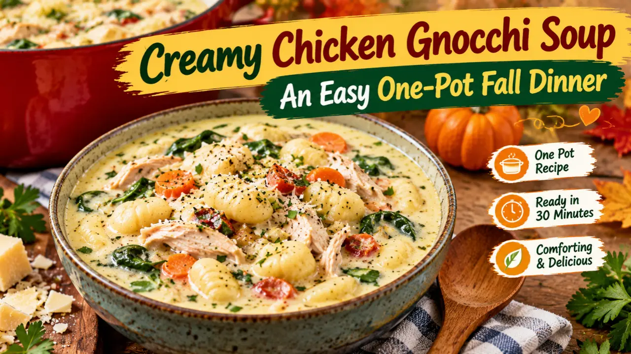 Creamy Chicken Gnocchi Soup: An Easy One-Pot Fall Dinner