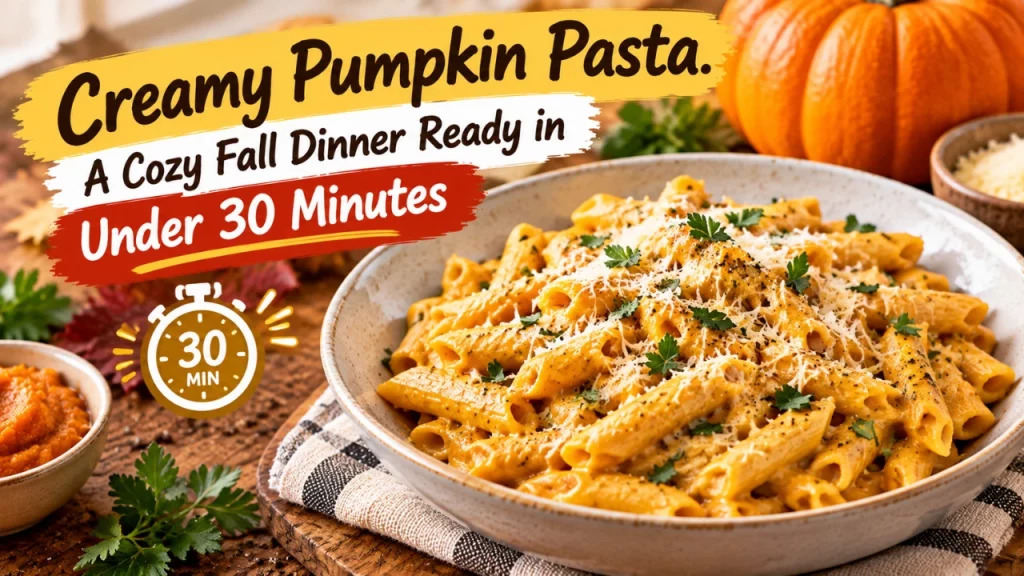 Creamy Pumpkin Pasta: The Cozy Fall Dinner You'll Want to Make Again