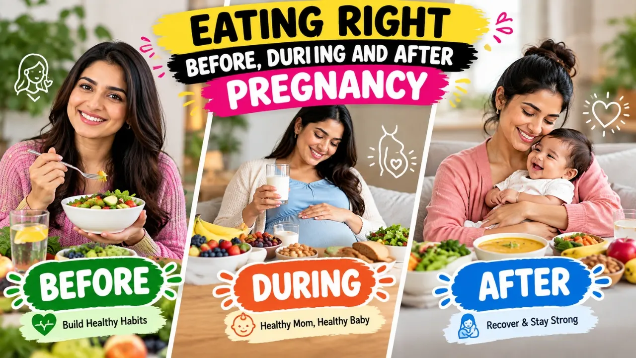 Eating Right Before, During and After Pregnancy: Essential Nutrition Tips