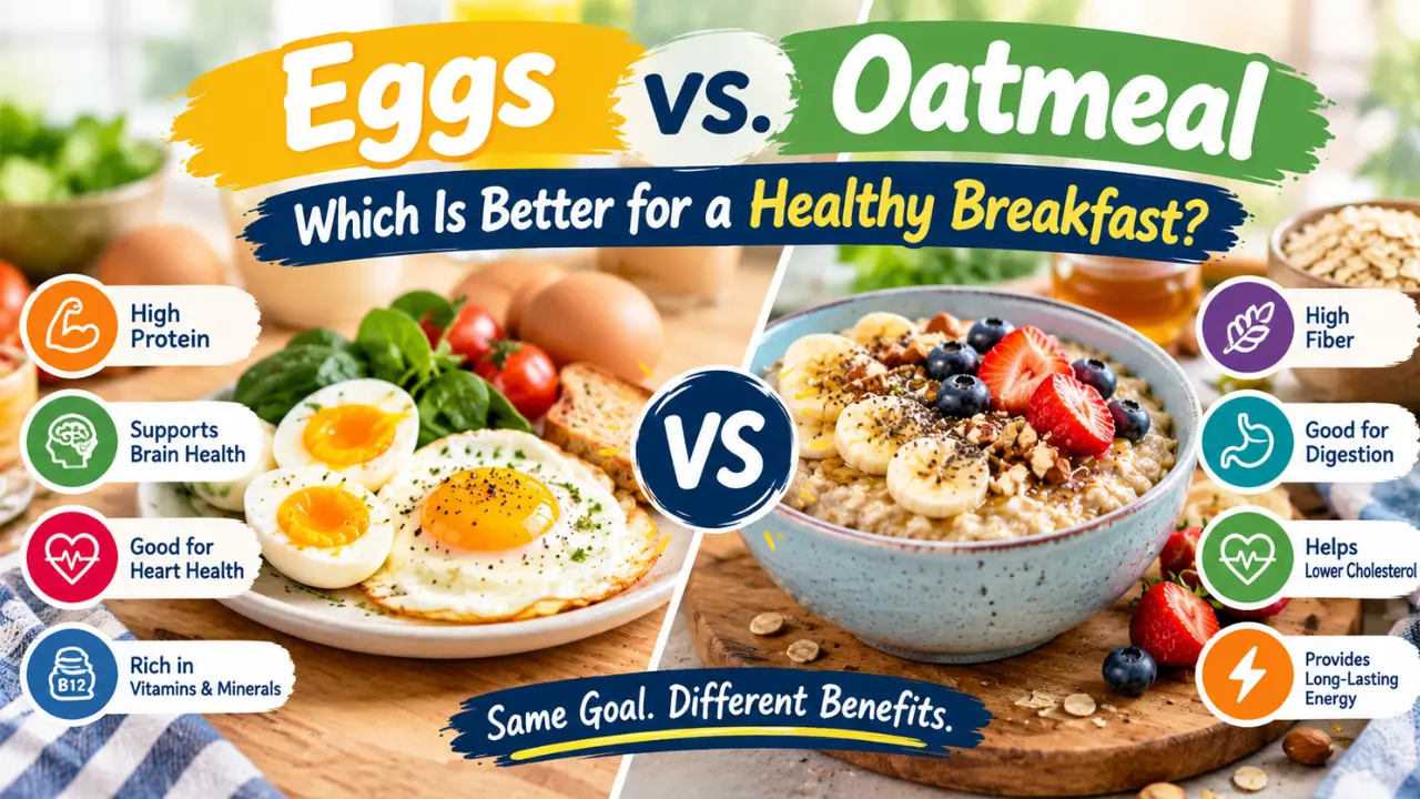 Eggs vs. Oatmeal: Which Is Better for a Healthy Breakfast?