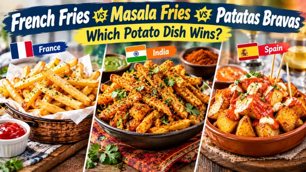 French Fries vs Masala Fries vs Patatas Bravas: Which Potato Dish Wins?