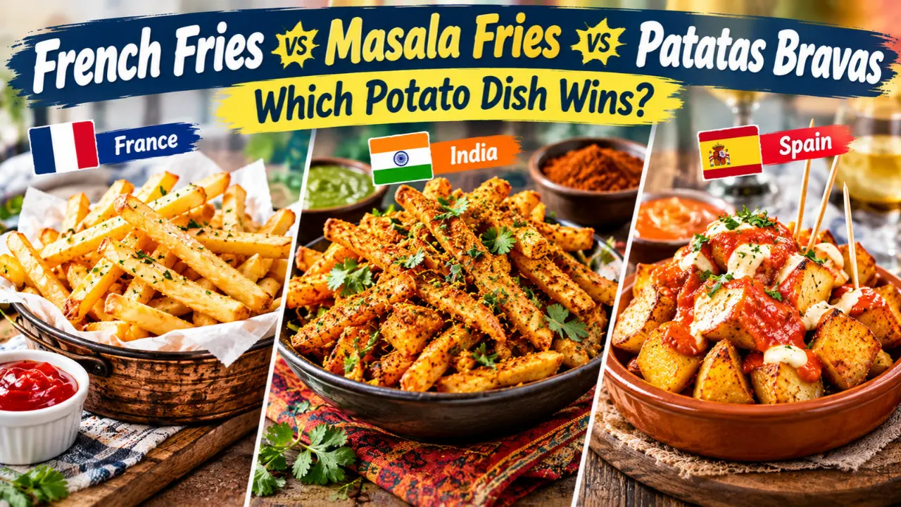 French Fries vs Masala Fries vs Patatas Bravas: Which Potato Dish Wins?