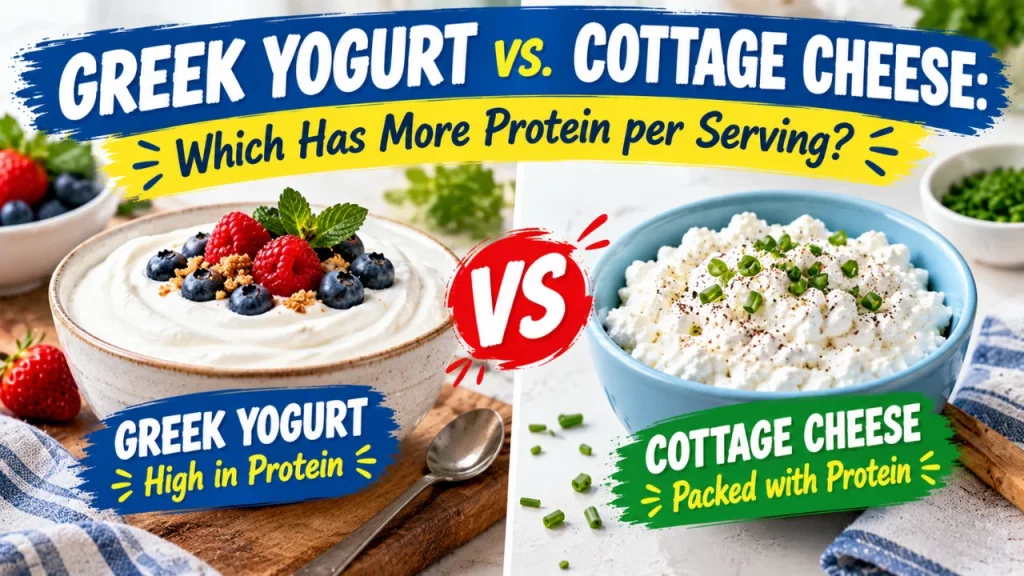 Greek Yogurt vs. Cottage Cheese: Which Has More Protein per Serving?