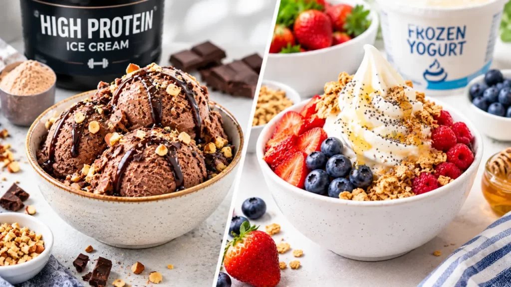 High-Protein Ice Cream vs Frozen Yogurt: Which Is the Better Treat?
