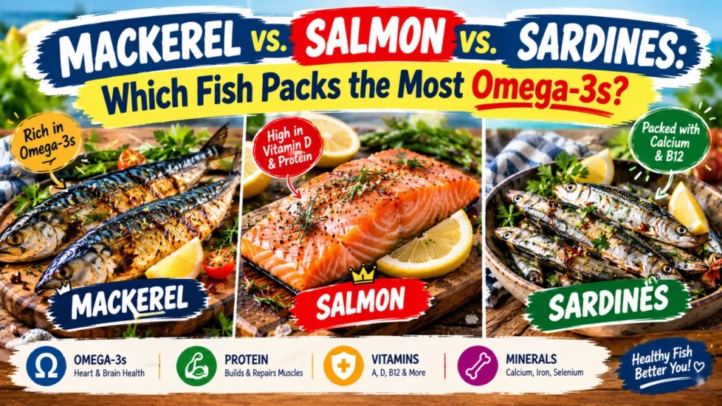 Mackerel vs. Salmon vs. Sardines: Which Fish Packs the Most Omega-3s?