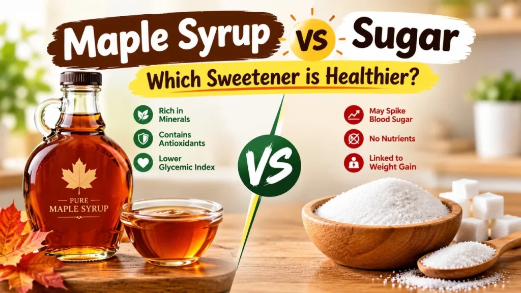Maple Syrup vs Sugar: Which Sweetener Is Healthier for Everyday Use?