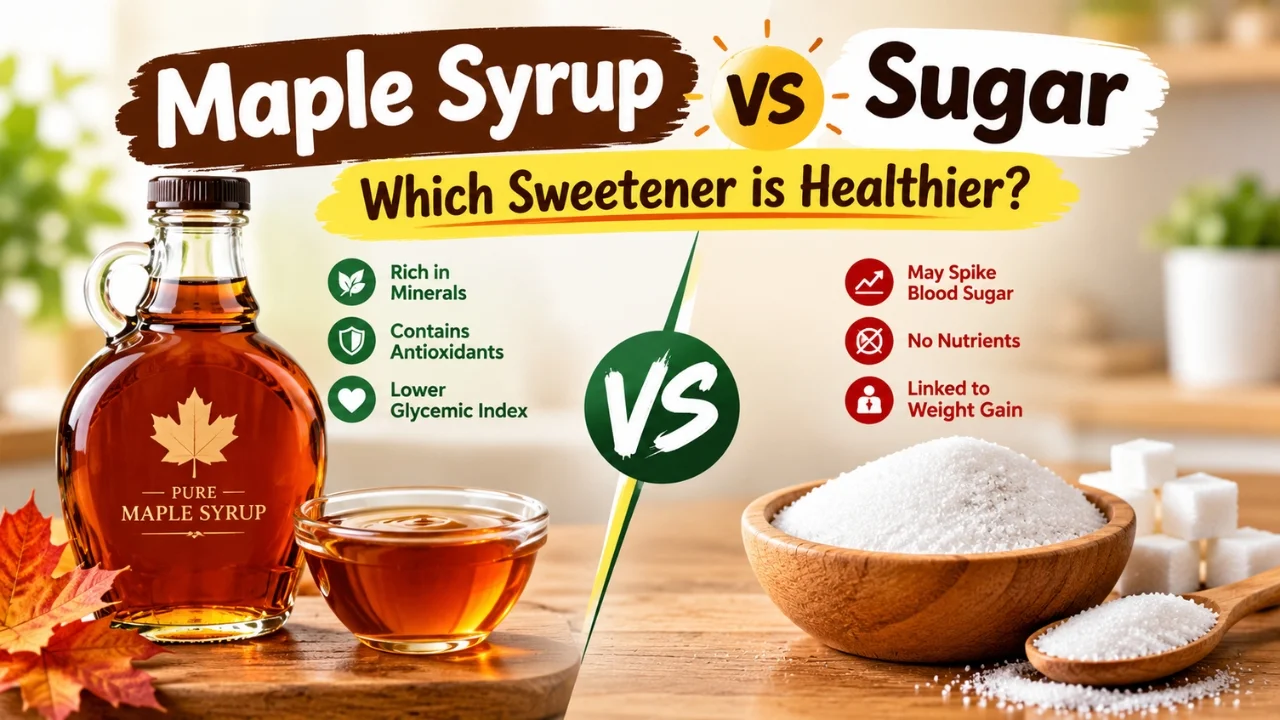 Maple Syrup vs Sugar: Which Sweetener Is Healthier for Everyday Use?