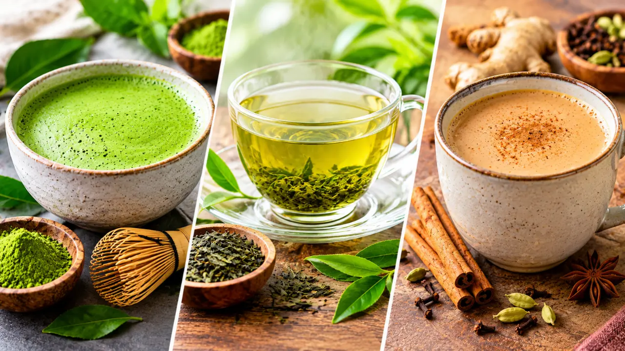 Matcha vs Green Tea vs Chai: Caffeine, Nutrition, and Flavor Compared