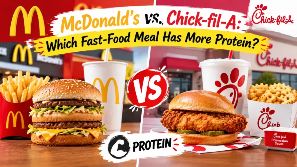 McDonald’s vs. Chick-fil-A: Which Fast-Food Meal Has More Protein?