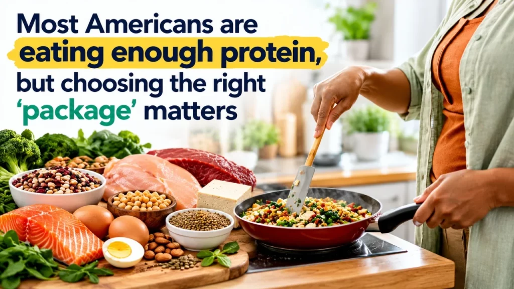Most Americans are eating enough protein, but choosing the right ‘package’ matters!