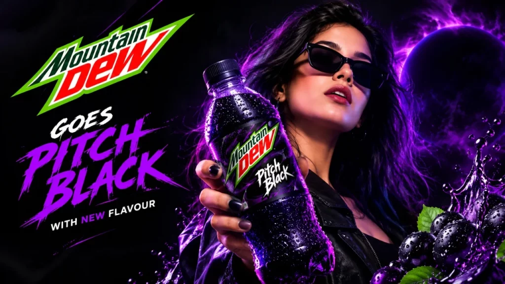 Mountain Dew Pitch Black Returns With a Bold Citrus-Grape Flavour!