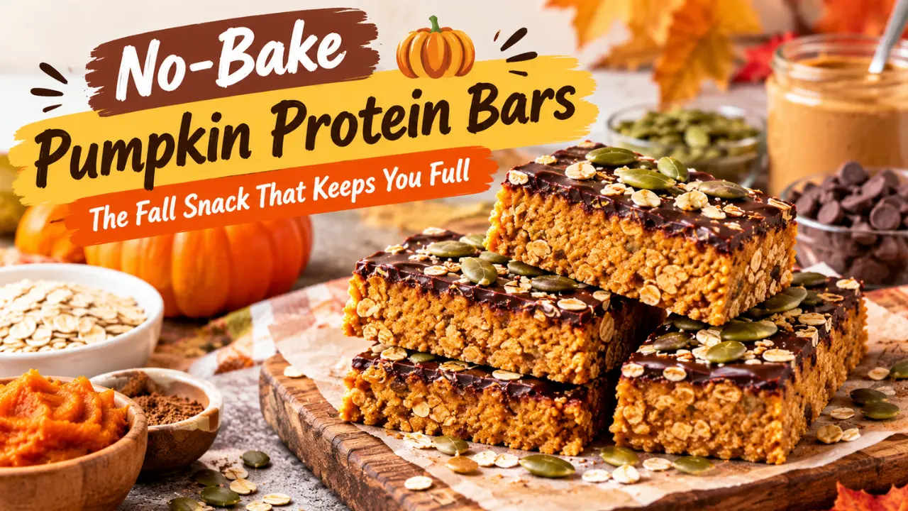 No-Bake Pumpkin Protein Bars: The Fall Snack That Keeps You Full