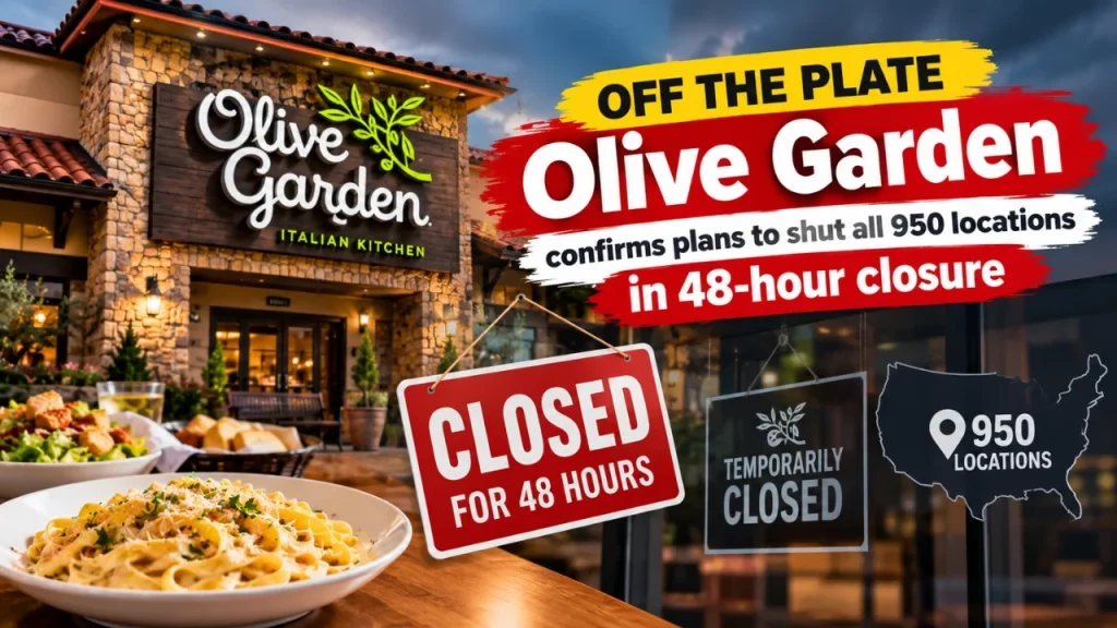 Olive Garden Closing on Holidays: Dates, Reasons and What Diners Should Know!