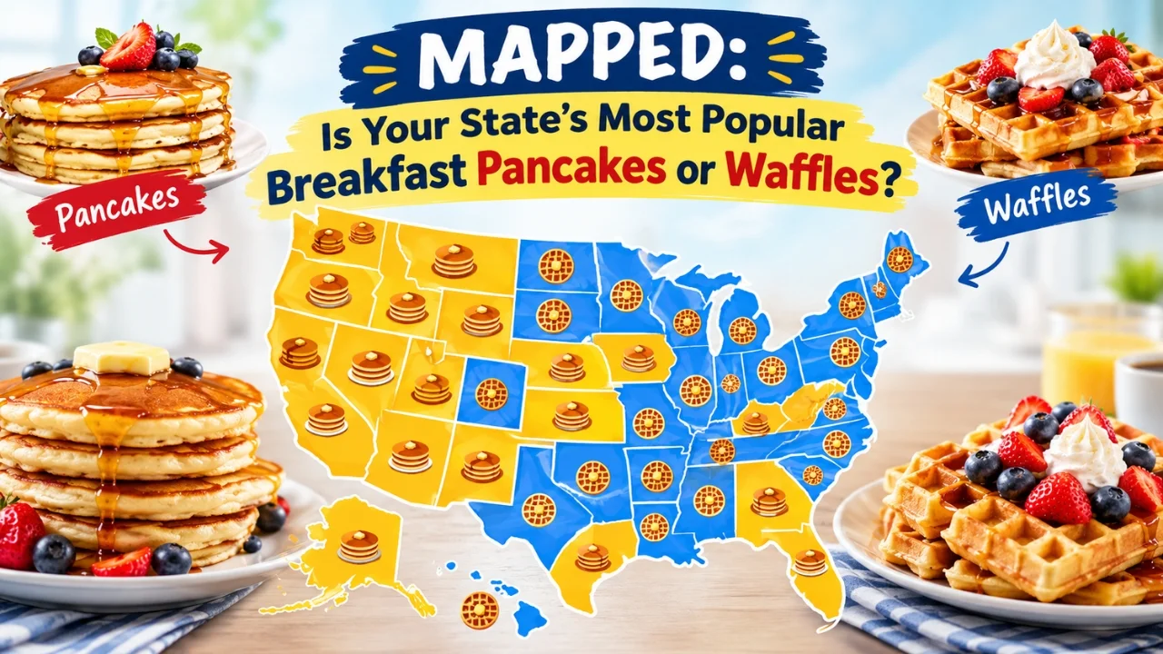 Pancakes vs. Waffles by State: Which Breakfast Does America Really Crave?