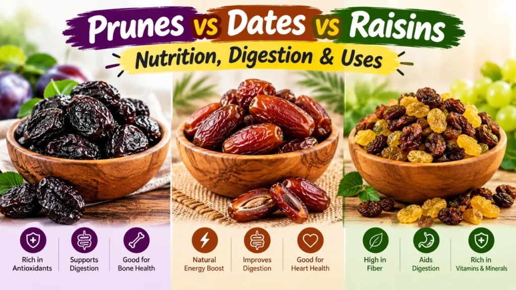Prunes vs Dates vs Raisins: Which Dried Fruit Wins?