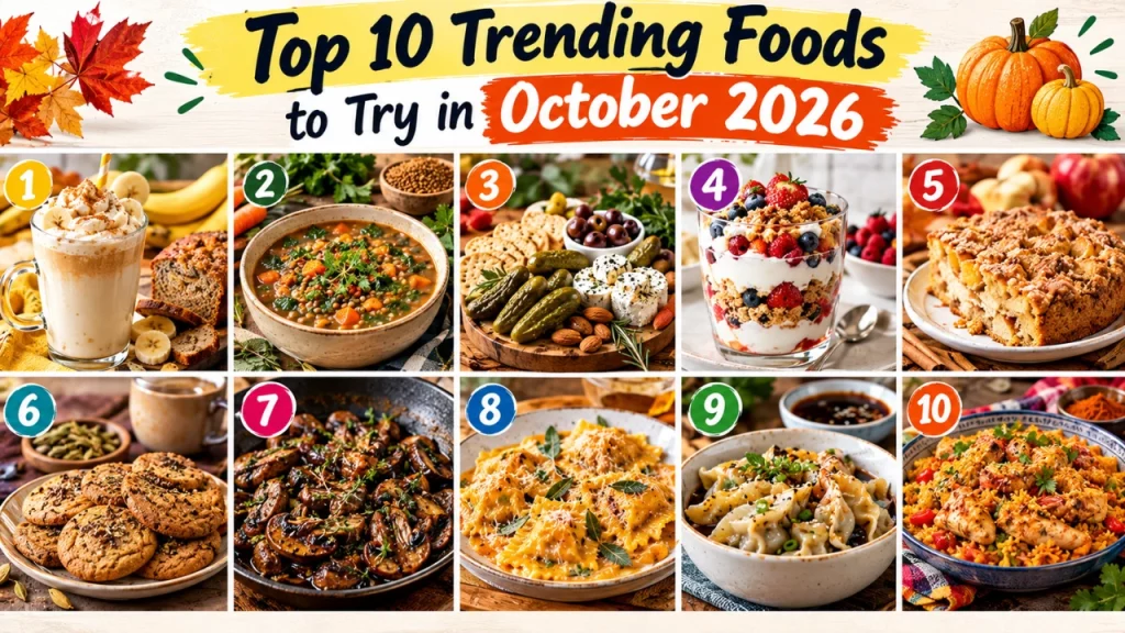 Top 10 Trending Foods to Try in October 2026: Delicious Recipes You’ll Love