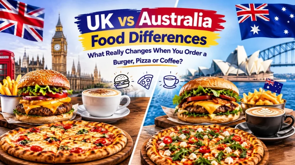 UK vs Australia Food Differences: What Really Changes When You Order a Burger, Pizza or Coffee?