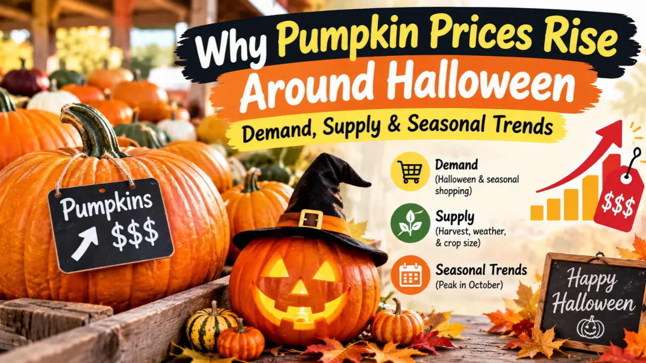 Why Pumpkin Prices Rise Around Halloween: Demand, Supply & Seasonal Trends