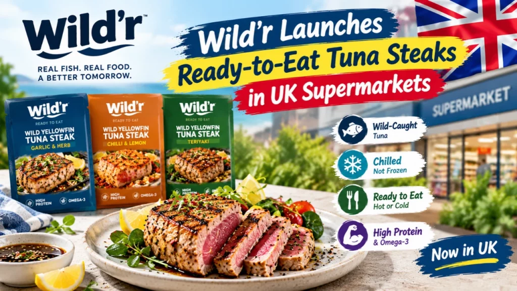 Wild’r Launches Ready-to-Eat Tuna Steaks in UK Supermarkets