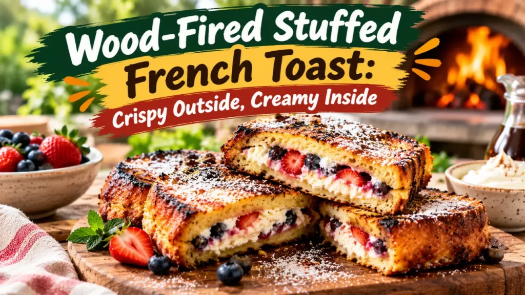 Wood-Fired Stuffed French Toast: Crispy Outside, Creamy Inside